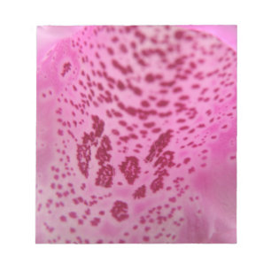 Pink Foxglove Petal Notepad