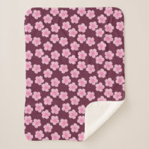 Pink Frangipani Flower Seamless Pattern