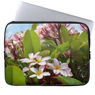 Pink Frangipani Tree, Laptop Sleeve
