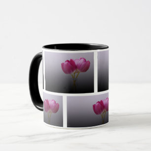 Pink Fresh Tulips – Elegant Springtime Floral Art Mug