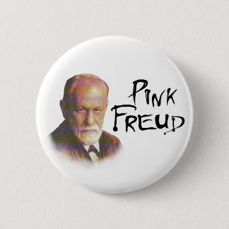 Pink Freud 2 Inch Round Button