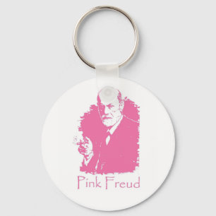Pink Freud keychain