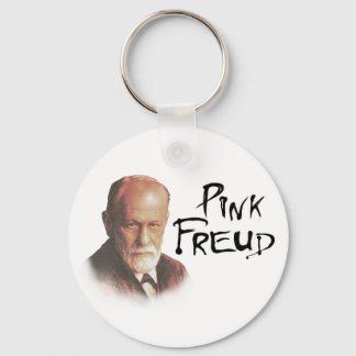 Pink Freud Keychain