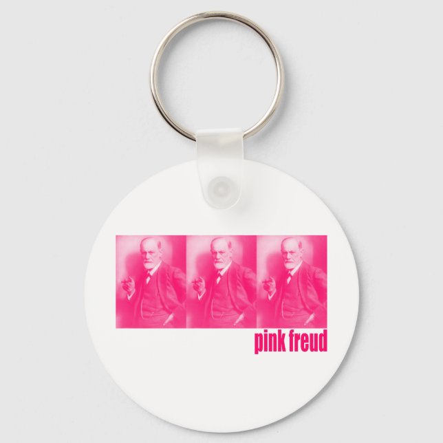 Pink Freud Keychain (Front)