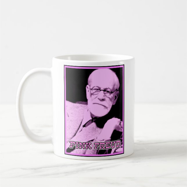 Pink Freud Mug Drôle (Gauche)