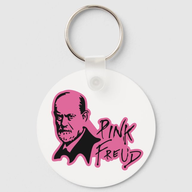 PINK FREUD Psychoanalysis Sound Edition Keychain (Front)