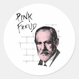 Pink Freud Sigmund Freud Classic Round Sticker