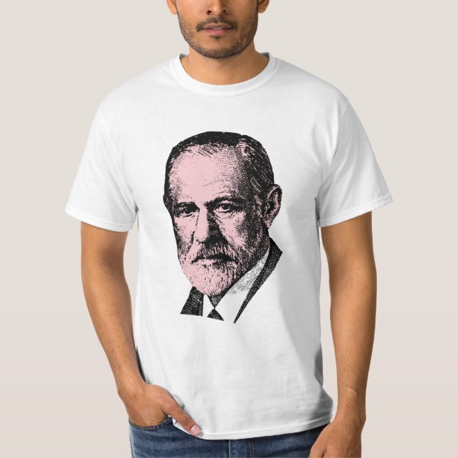 Pink Freud Sigmund Freud T-Shirt (Front)
