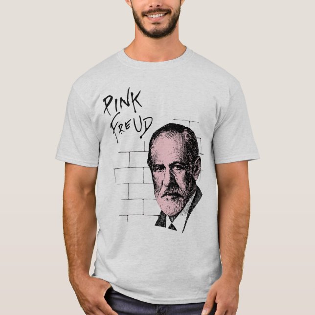 Pink Freud Sigmund Freud T-Shirt (Front)
