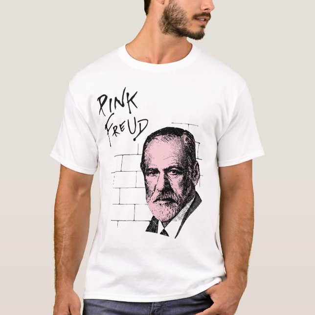 Pink Freud Sigmund Freud T-Shirt (Front)