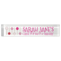 Pink Frosted Cake Pops Bakery Pastry Chef