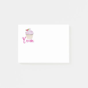 Pink Frosted Cupcake Yum! Post-it Notes