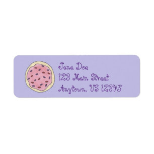 Pink Frosted Sugar Cookie w/ Sprinkles Food Labels