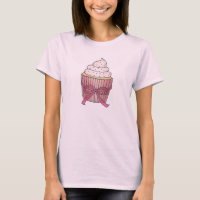 Pink Frosting Cupcake Dessert Foodie Bake Sale