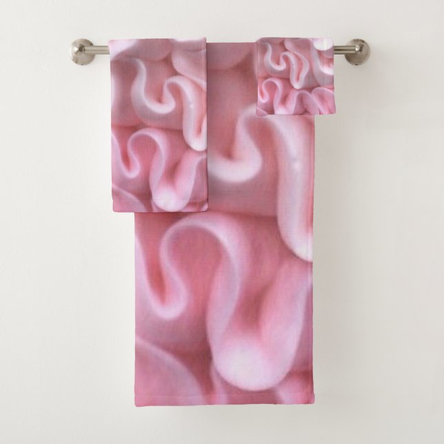 Pink Frosting Towel Set (Insitu)