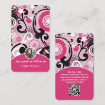 Pink Frutiger Metro Floral