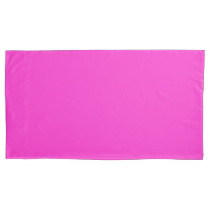 Pink Fuchsia colour Easily Customize This Pillowcase