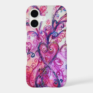 PINK FUCHSIA WHIMSICAL FLOURISHES WITH HEART