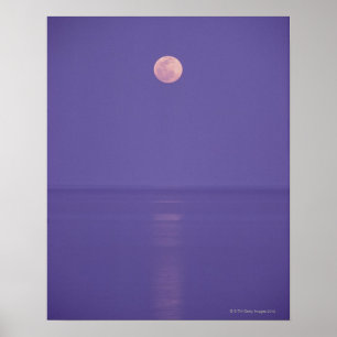 Pink Full Moon Poster