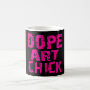 Pink Funk Dope Art Chick Mug