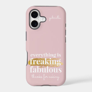 Pink Funny Sarcastic Quote