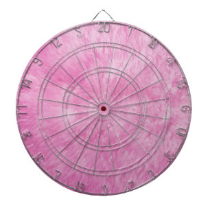 Pink Fur Frenzy Dart Board