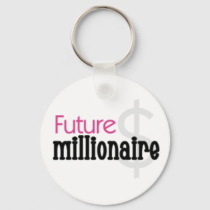 PINK FUTURE MILLIONAIRE KEYCHAIN