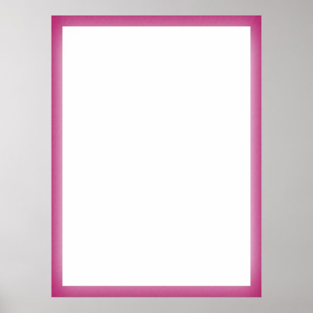 PINK FUZZY BORDER POSTER (Front)