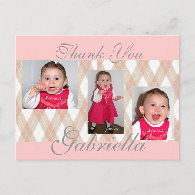 Pink gabbys 1... postcard (Front)