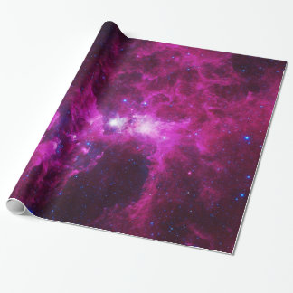 Pink Galaxy Wrapping Paper