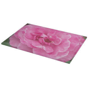 Pink Garden Rose Cutting Board