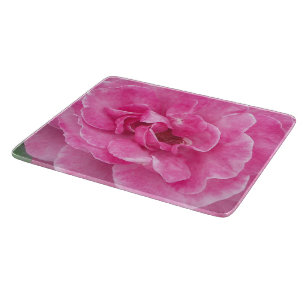 Pink Garden Rose Cutting Board