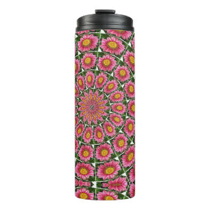 Pink Gazania Thermal Tumbler