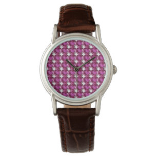 Pink Gem Pattern Watch