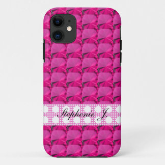 pink gem stones iPhone 11 case