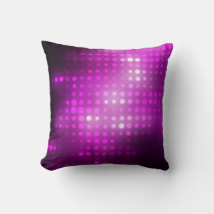 Pink Geometric: Abstract Square Background. Throw Pillow