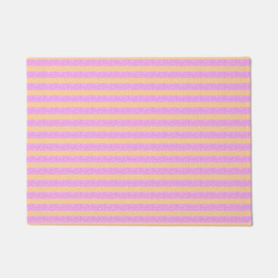 Pink Geometric Doormat