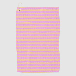 Pink Geometric  Golf Towel