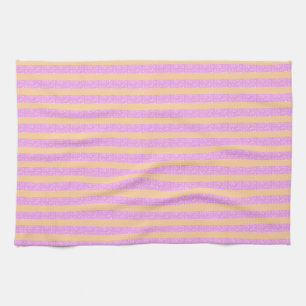 Pink Geometric Kitchen Towel