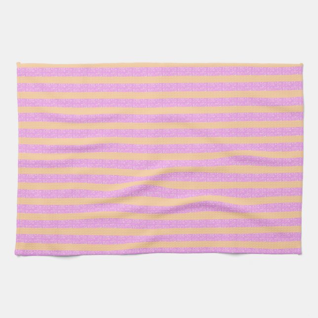 Pink Geometric  Kitchen Towel (Horizontal)