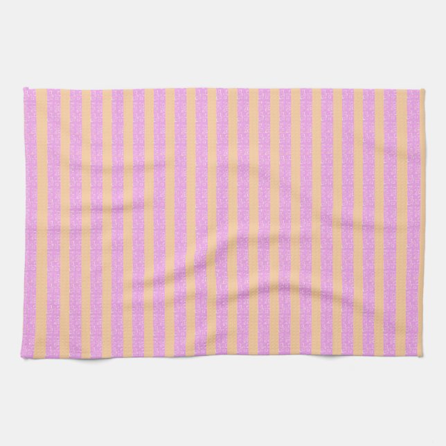 Pink Geometric  Kitchen Towel (Horizontal)