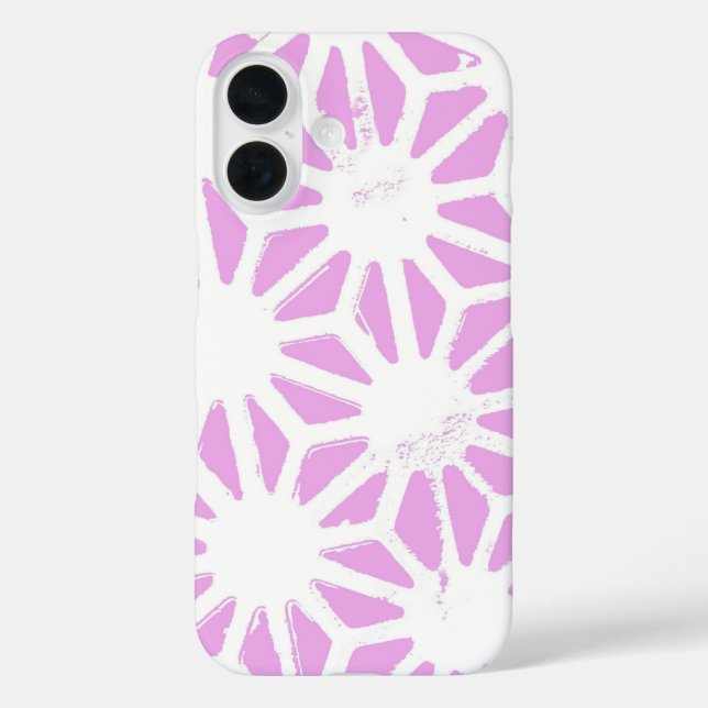 Pink geometric pattern Case-Mate iPhone case (Back)