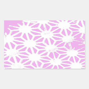 Pink geometric pattern sticker