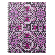 Pink Geometric Seamless Pattern
