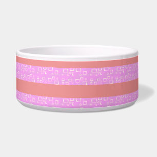 Pink Geometric Stripes