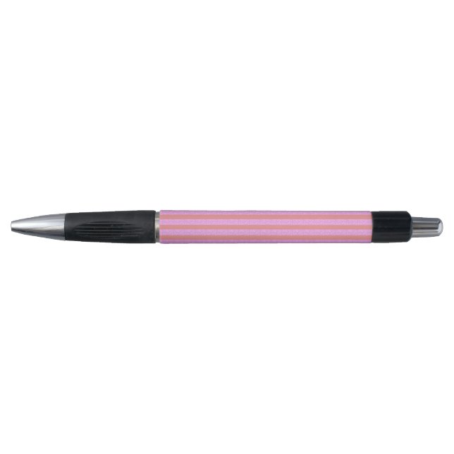 Pink Geometric Stripes  Pen (Front)
