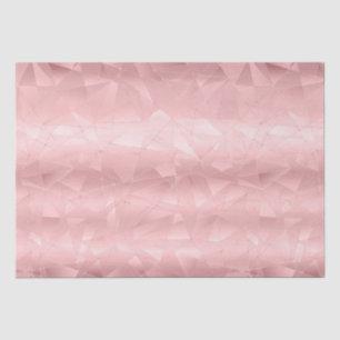 Pink Geometric Triangle Glam Bling Trendy Stylish Tissue Paper