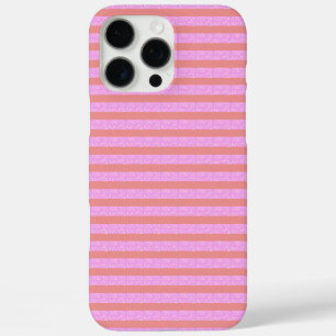 Pink Geostripes Geometric Stripes  iPhone 16 Pro Max Case