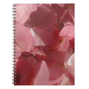 Pink geranium: almost solid Light pink Notebook