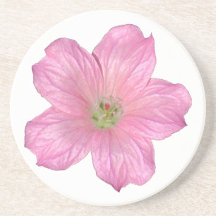 Pink Geranium Coaster
